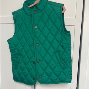 Janie and Jack Emerald Quilted Vest